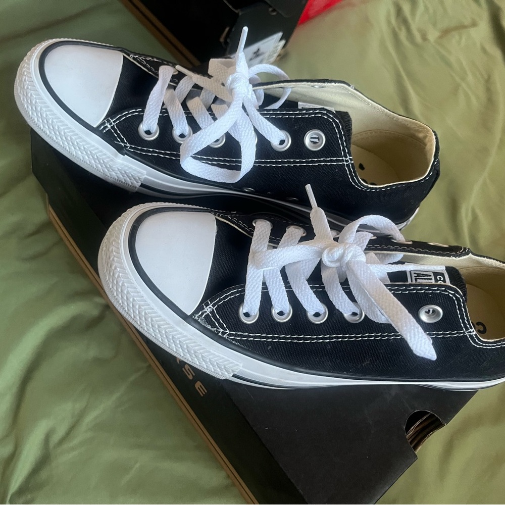 Converse Kids Black and White Sneakers